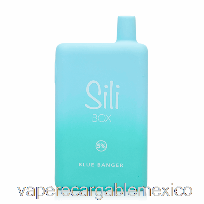 Vape Recargable Sili Box 6000 Banger Azul Desechable